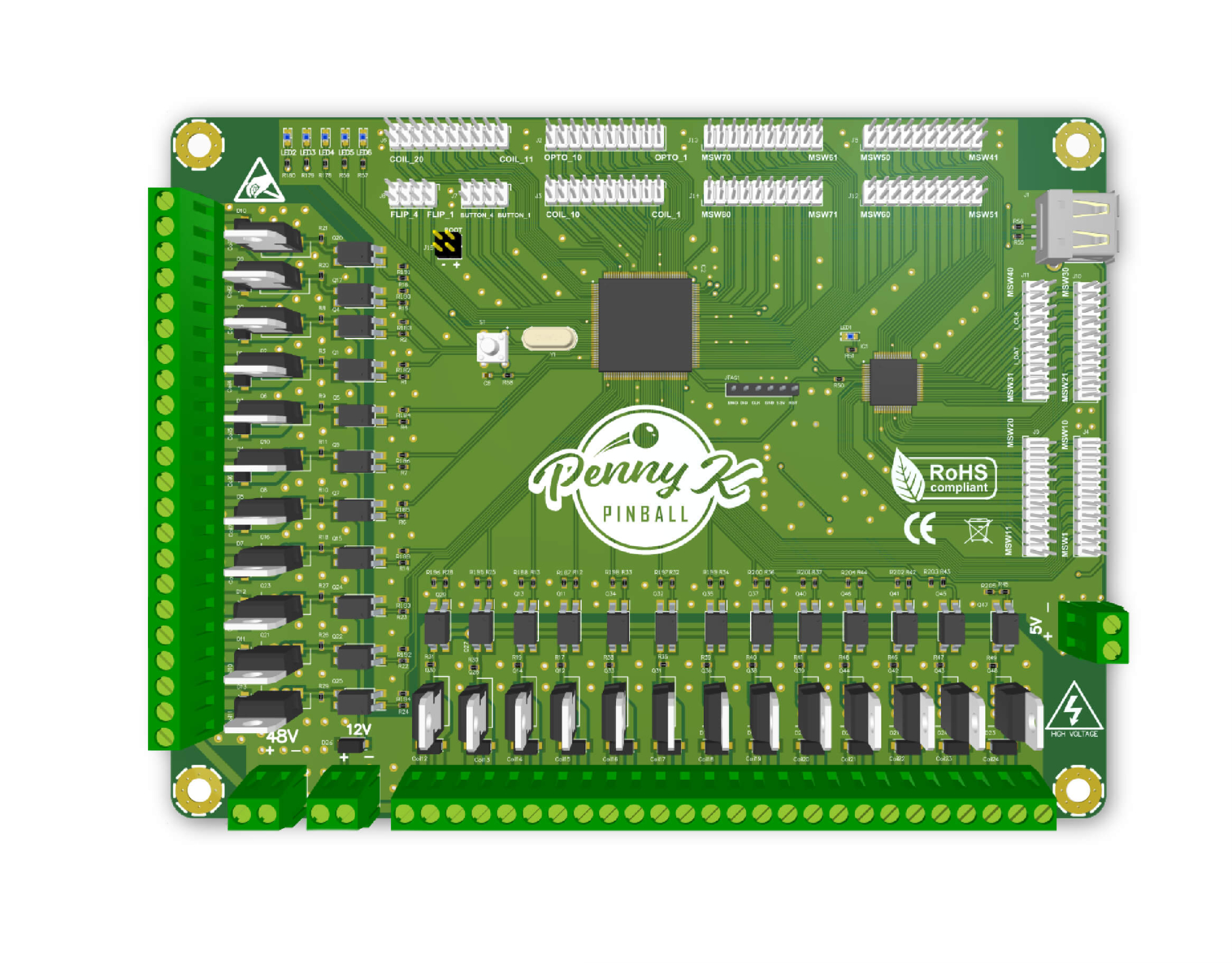 PKone - Pinball STM32 PCB